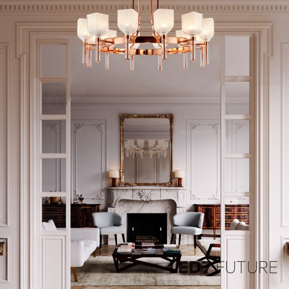 Ritz - Venice Cooper Chandelier